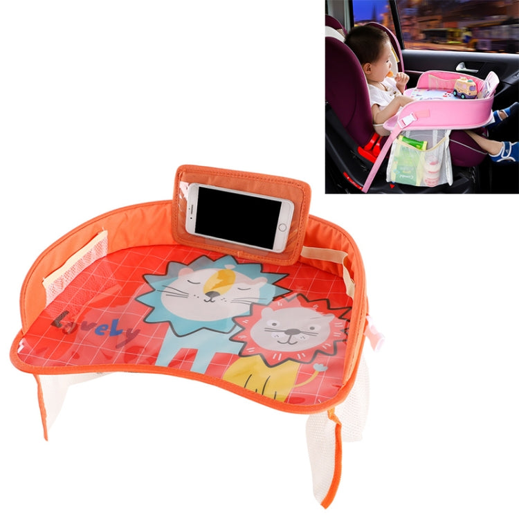 Children Waterproof Dining Table Toy Organizer Baby Safety Tray Tourist Painting Holder with Touch Screen Transparent Bag (Not Allowed to Peek) — view 14
