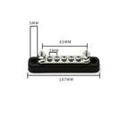 5 Way Power Distribution Bus Bar 5-bit Single Distribution Box for Car / RV / Boat