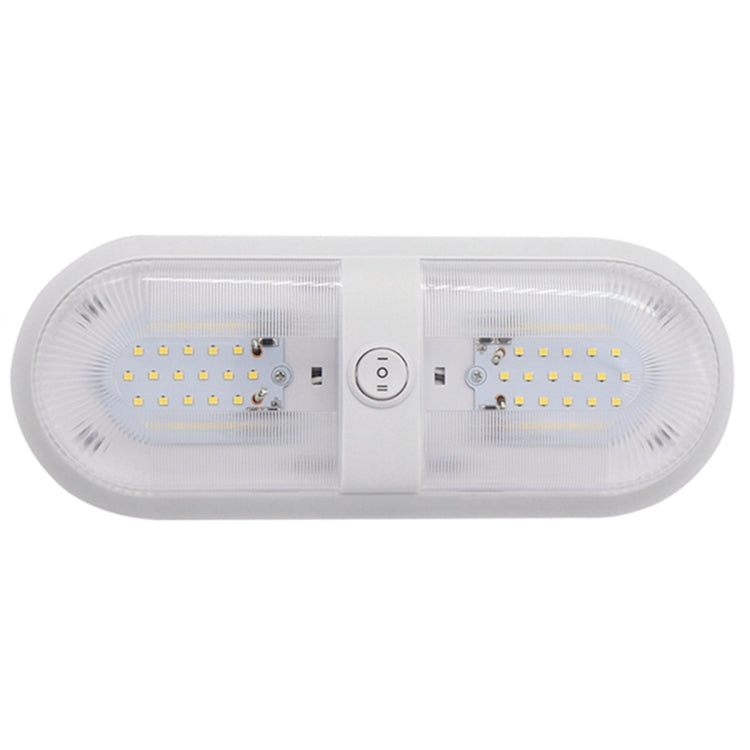 D4347 10-24V 6-7W 4000-4500K 560LM RV Yacht 48 PCS LED Lamps Dome Light Ceiling Lamp, with Independent Switch Control