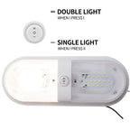D4347 10-24V 6-7W 4000-4500K 560LM RV Yacht 48 PCS LED Lamps Dome Light Ceiling Lamp, with Independent Switch Control