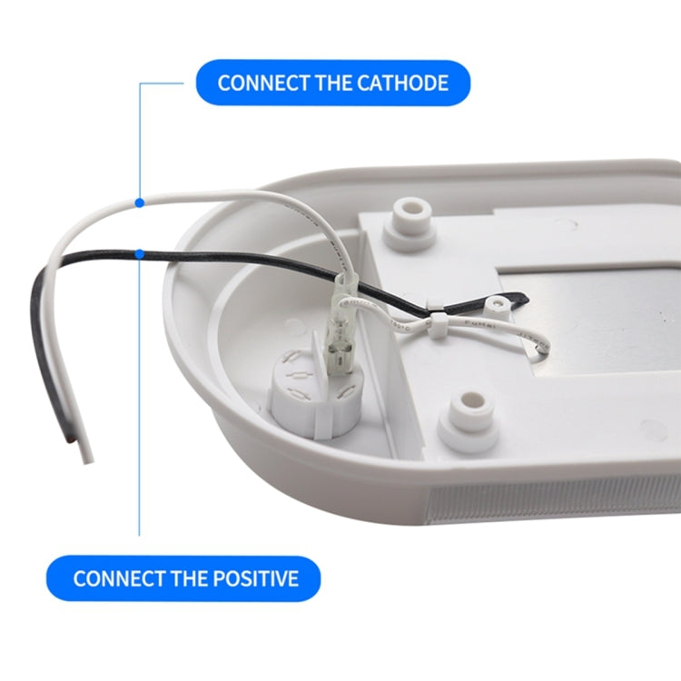 D4347 10-24V 6-7W 4000-4500K 560LM RV Yacht 48 PCS LED Lamps Dome Light Ceiling Lamp, with Independent Switch Control