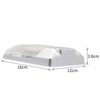 D4376S DC11-18V 3.6W 6000-6500K IP50 24LEDs SMD-5050 Marine RV Dimmable LED Dome Light Ceiling Lamp, with Touch Control