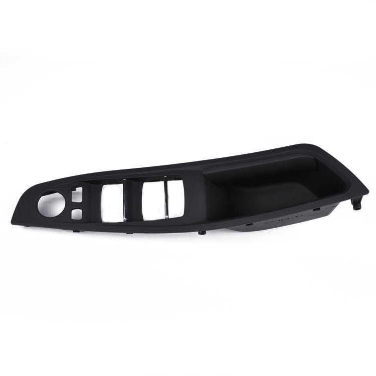 Door Left Front Handle Window Switch Panel 51417225875 for BMW 5 Series — Black
