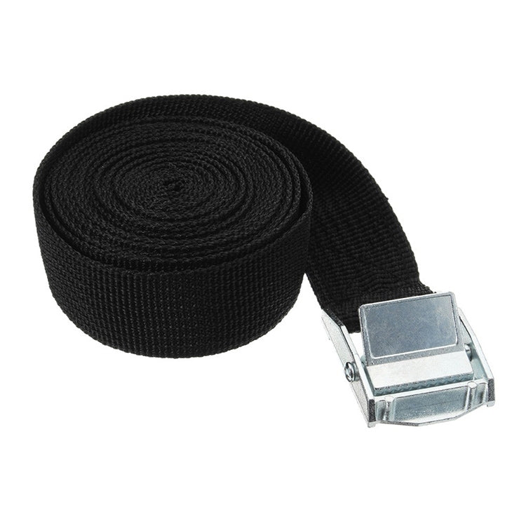 Car Tension Rope Luggage Strap Belt Auto Car Boat Fixed Strap with Alloy Buckle, Random Color Delivery, Size: 25mm x 1.5m