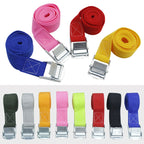 Car Tension Rope Luggage Strap Belt Auto Car Boat Fixed Strap with Alloy Buckle, Random Color Delivery, Size: 25mm x 1.5m