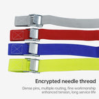 Car Tension Rope Luggage Strap Belt Auto Car Boat Fixed Strap with Alloy Buckle, Random Color Delivery, Size: 25mm x 1.5m