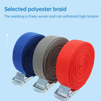 Car Tension Rope Luggage Strap Belt Auto Car Boat Fixed Strap with Alloy Buckle, Random Color Delivery, Size: 25mm x 1.5m