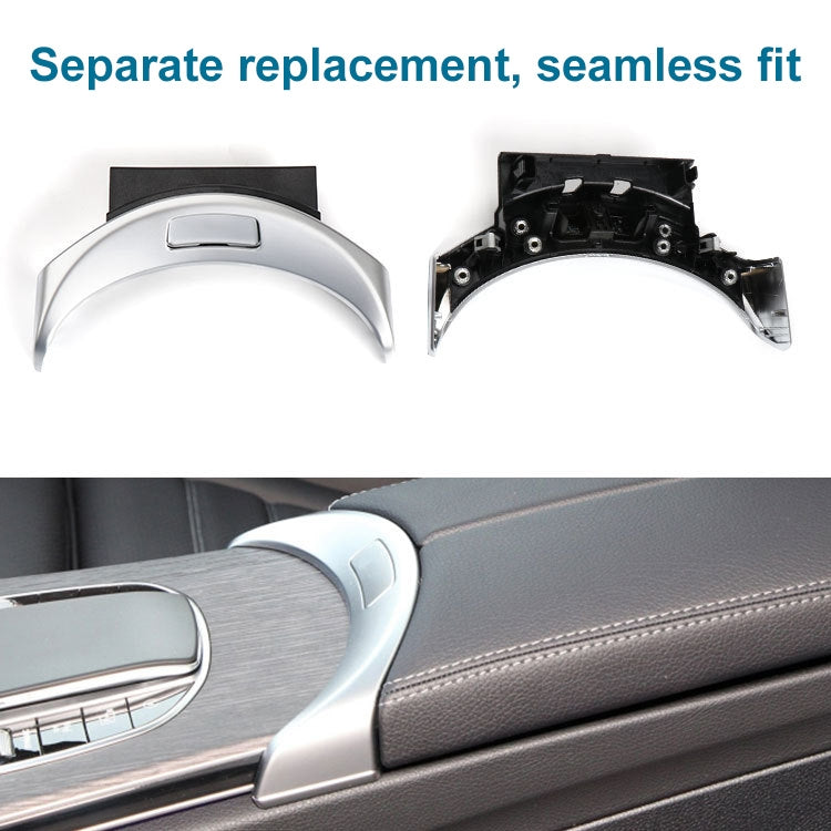 Car Armrest Box Switch Decorative Cover Armrest Button Frame for Mercedes-Benz W205 / W253 — view 3