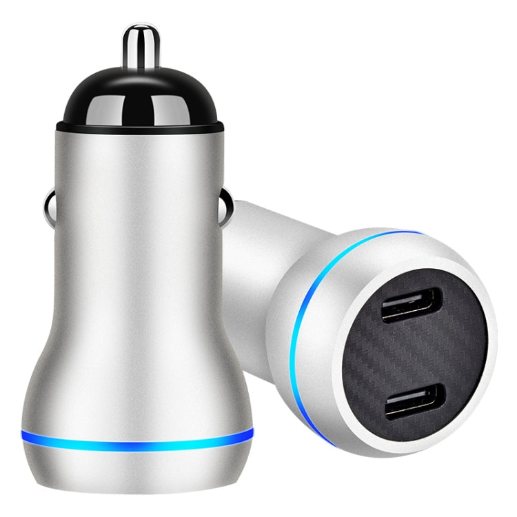ACC-580 PD 40W Dual Type-C / USB-C Ports Fast Charging Car Charger — view 8