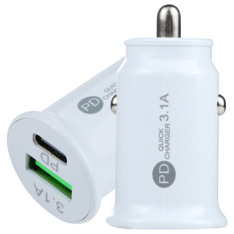 TE-339PD 3.1A PD USB-C / Type-C + USB Interface Mini Fast Charging Car Charger — view 8