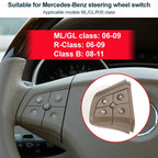 Car Left Side 5-button Steering Wheel Switch Buttons Panel 1648200010 for Mercedes-Benz W164, Left Driving