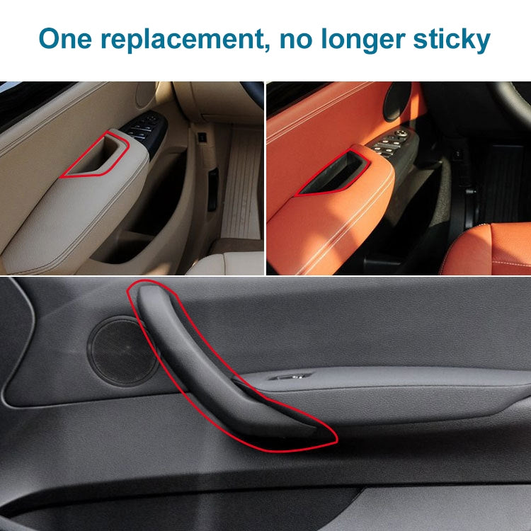 Car Rear Left Inside Doors Handle Pull Trim Cover 5141 7394 519-1 for BMW X3 X4, Left Driving