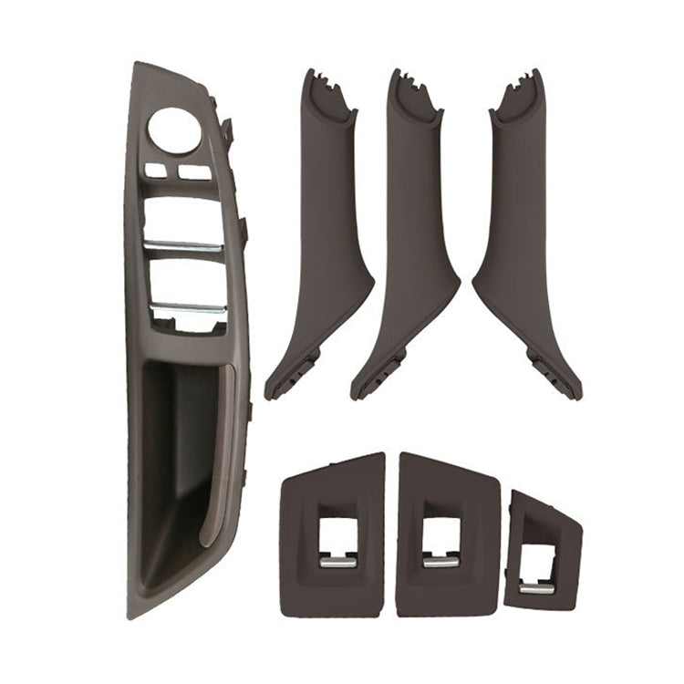 Car Standard Version Inside Doors Handle Pull Trim Cover 5141 7225 873 for BMW F10 F18, Left Driving — Standard Version (Black)