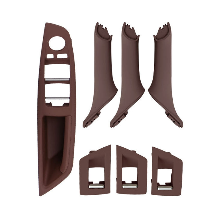Car Imported Version Inside Doors Handle Pull Trim Cover 5141 7225 873 for BMW F10 F18, Left Driving — Imported Version (Beige)