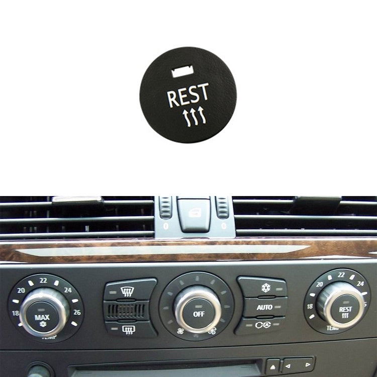 Car Air Conditioner Panel Switch Button REST Key 6131 9250 196-1 for BMW E60 2003-2010, Left Driving