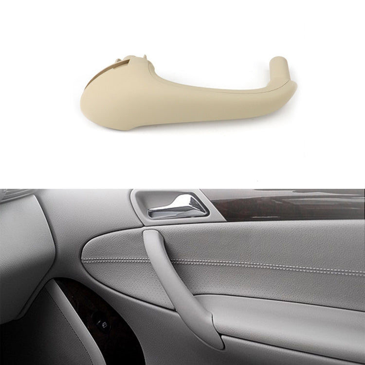 Car Rear Right Inside Doors Handle Pull Trim Cover for Mercedes-Benz C-class W203 -2007, Left Driving — Rear Right (Grey)