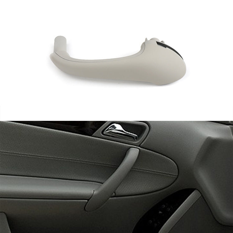 Car Rear Left Inside Doors Handle Pull Trim Cover for Mercedes-Benz C-class W203 -2007, Left Driving — Rear Left (Black)