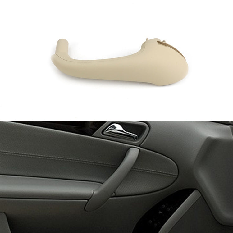 Car Rear Left Inside Doors Handle Pull Trim Cover for Mercedes-Benz C-class W203 -2007, Left Driving — Rear Left (Grey)