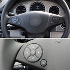 Car Right Side Steering Wheel Switch Buttons Panel for Mercedes-Benz W204 2007-2014, Left Driving