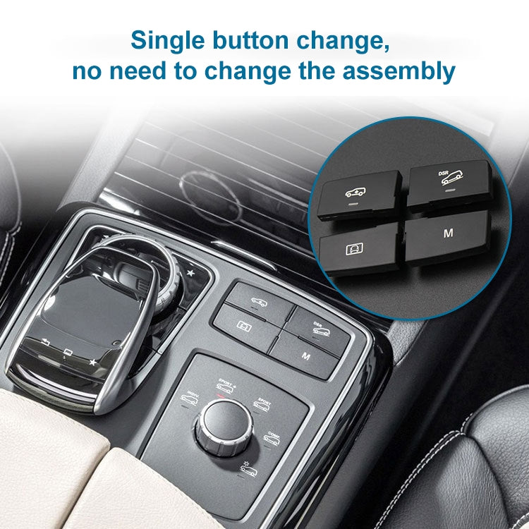 Car Model B4 Downhill Auxiliary Switch Shift Button for Mercedes-Benz GL GLE Class W166, Left Driving