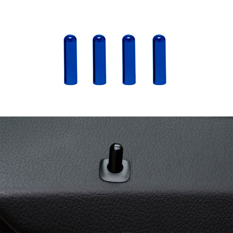 4 in 1 Car Door Latch Pin Door Screw Knob Cap Cover Trim for BMW F10, Left Driving — For BMW F10 (Gold)