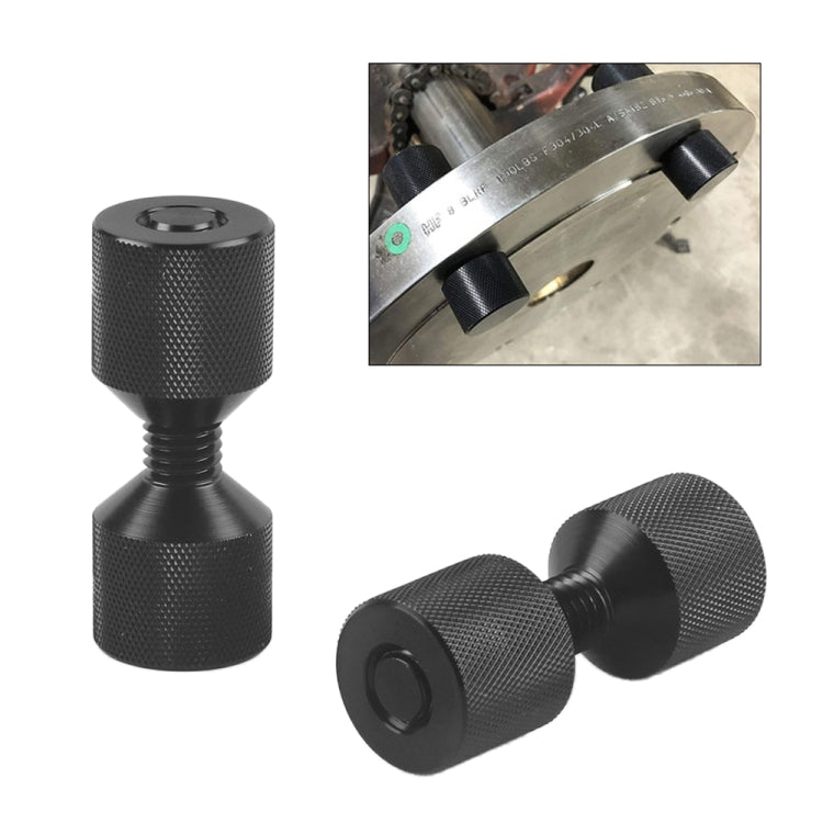 Handy 6061 Aluminum Construction 2 Hole Flange Alignment Pin, 1-1/8 inch Two Hole Pins Set