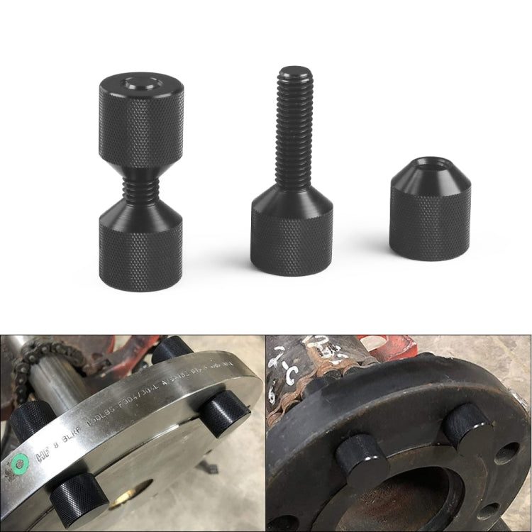 Handy 6061 Aluminum Construction 2 Hole Flange Alignment Pin, 1-1/8 inch Two Hole Pins Set