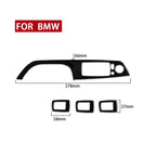 For BMW 3 Series E90/320i/325i 2005-2012 Car Right Drive Window Lifting Panel with Folding Key Decorative Sticker, Diameter: 37.8cm, Car Right Drive Window Lifting Panel, Diameter: 37.8cm — Car Right Drive Window Lifting Panel, Diameter: 37.8cm