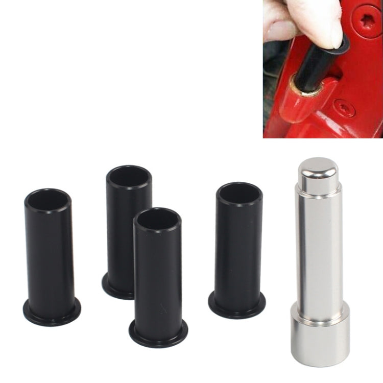 Car Removal Tool Door Hinge Bushing Parts Metal + Plastic Universal Replacement for Jeep Wrangler JKU 2007-2018, 4 PCS