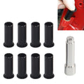 Car Removal Tool Door Hinge Bushing Parts Metal + Plastic Universal Replacement for Jeep Wrangler JKU 2007-2018, 8 PCS