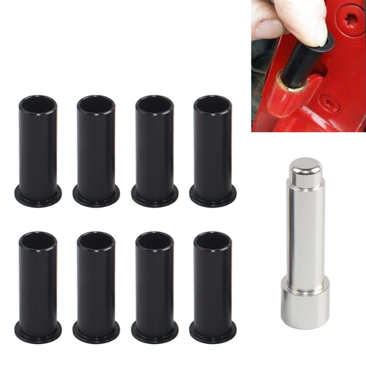 Car Removal Tool Door Hinge Bushing Parts Metal + Plastic Universal Replacement for Jeep Wrangler JKU 2007-2018, 8 PCS