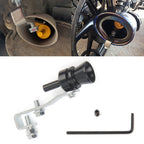 Universal Aluminum Turbo Sound Exhaust Muffler Pipe Whistle Car / Motorcycle Simulator Whistler, Outside Diameter: 23mm