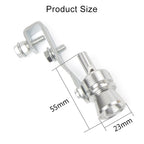 Universal Aluminum Turbo Sound Exhaust Muffler Pipe Whistle Car / Motorcycle Simulator Whistler, Outside Diameter: 23mm