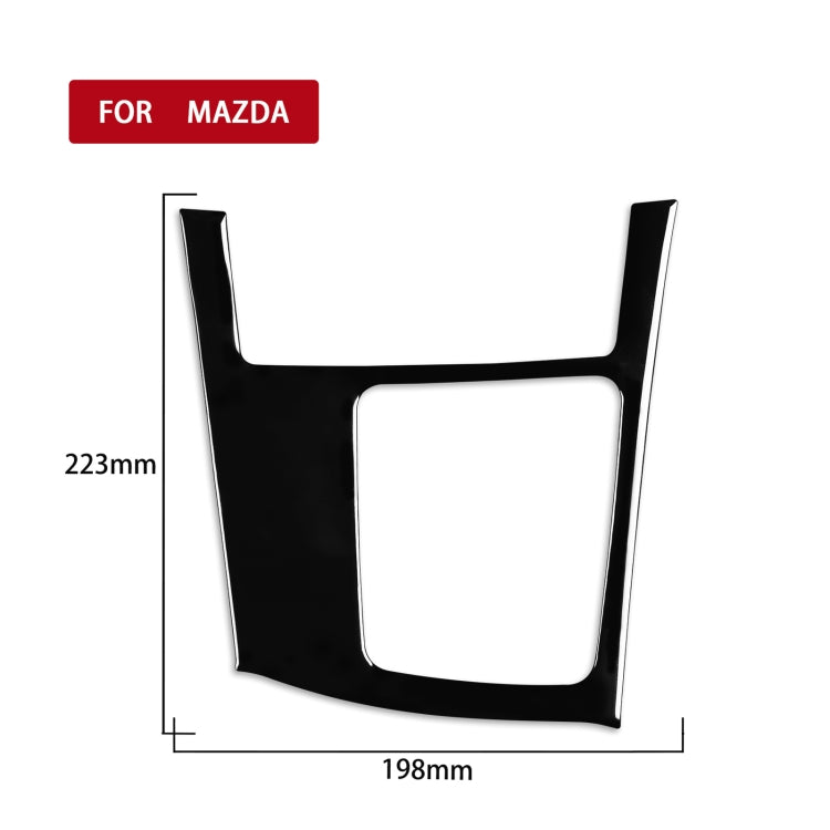 For Mazda 3 Axela 2010-2013 Car Gear Frame Decorative Sticker, Right Drive, Gear Frame, Right Drive — Gear Frame, Right Drive
