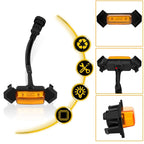 For Toyota Tacoma TRD 2016-2019 6 in 1 Car LED Front Grille Warning Lights, Daytime Running Lights & Wide Lights