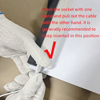 Paintless Dent Repair Removal Tool Checking Reflector Line Tricolor Detection Board, US Plug