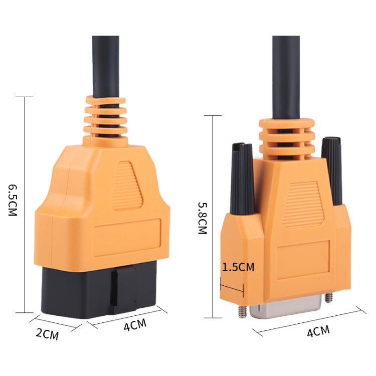 JINBENTENG C91C80 Diagnostic Instrument OBD Cable 16Pin OBD II Diagnostic Cable