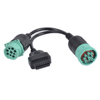 J1939 9 Pin Connector Diagnosis Cable, For Cummins