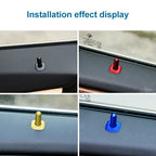 Car Door Latch Pin Door Screw Knob Cap Cover Trim for BMW F10, Left and Right Driving