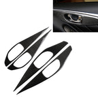 4 PCS Car Carbon Fiber Door Inner Handle Panel Decorative Sticker for Infiniti Q50 2014-2020