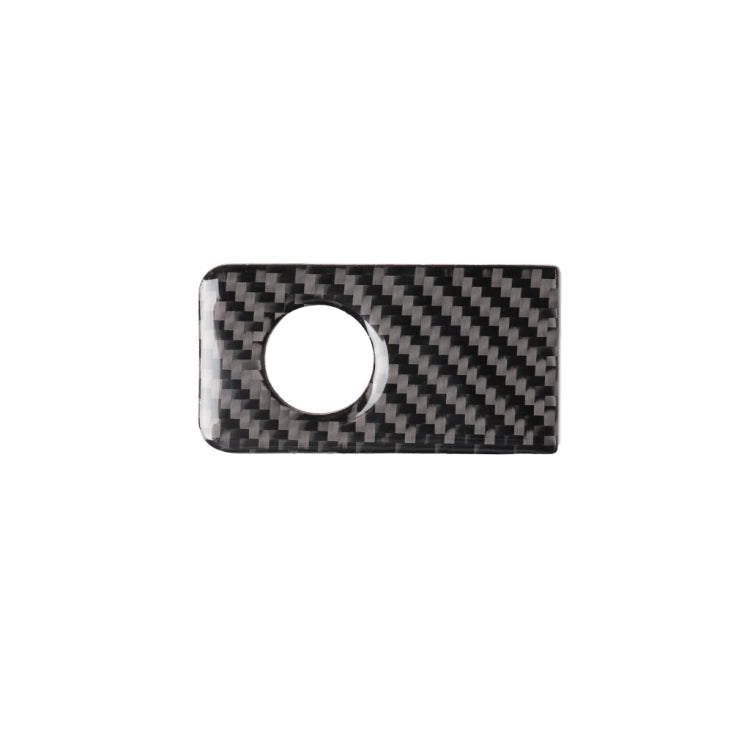 Car Carbon Fiber Front Passenger Seat Storage Box Decorative Sticker for Infiniti Q50 / Q60 2014-2020, Left Drive
