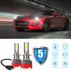 2 PCS EV18 H7 DC9-30V 20W 6000K 2500LM Car LED Headlight Lamps