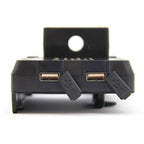 Motorcycle Mobile Phone Holder USB Charger Bracket