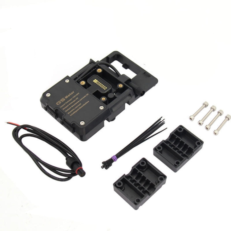 Motorcycle Mobile Phone Holder USB Charger Bracket