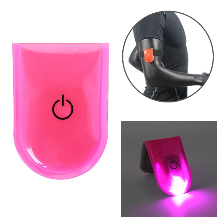 2 PCS Outdoor Night Running Safety Warning Light LED Illuminated Magnet Clip Light — Yellow