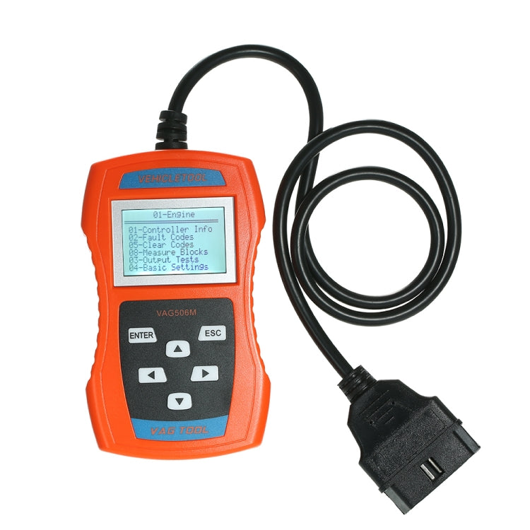 VAG506M Car Mini Code Reader OBD2 Fault Detector Diagnostic Tool, Nordic Version, VAG506M, Nordic Version