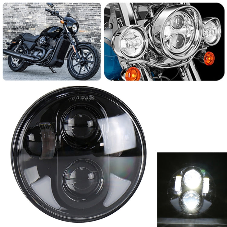 DC12V 6000K-6500K 40W Car LED Headlight for Harley, 5.75 inch