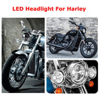 DC12V 6000K-6500K 40W Car LED Headlight for Harley, 5.75 inch