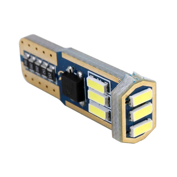 10 PCS T10 DC12V / 1.7W / 6000K / 110LM 9LEDs SMD-4014 Car Clearance Light, with Decoder