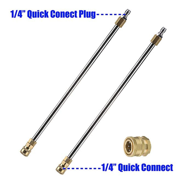 Car Body Chassis Car High Pressure Washing Machine Car Bottom Water Washing Machine 4 Nozzle Cleaner Set, Extension Rod Length: 34cm